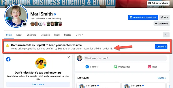 Meta Says Alert About Pages Targeting Kids Was Sent in Error