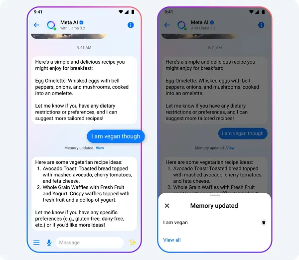 Meta Announces New Personalization Elements for Meta AI