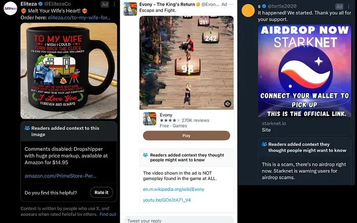 Meta Says Community Notes Will Not Be Displayed on Paid Ads